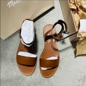 Madewell Ankle Strap Leather Sandal